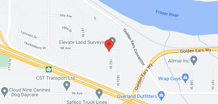map of 18228 98 AVENUE